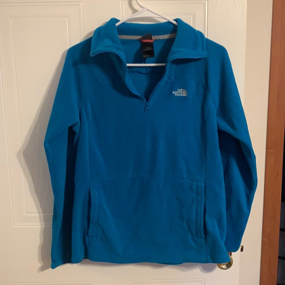 Women’s Blue Northface Quarter-Zip Jacket